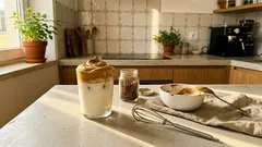 Como preparar café dalgona com espuma firme em 5–10 minutos — e o detalhe que a faz resultar